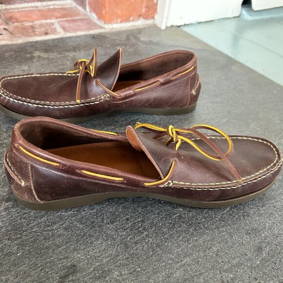 Sid Mashburn Camp Moccasin Dark Brown Leather - Picture 3 of 8